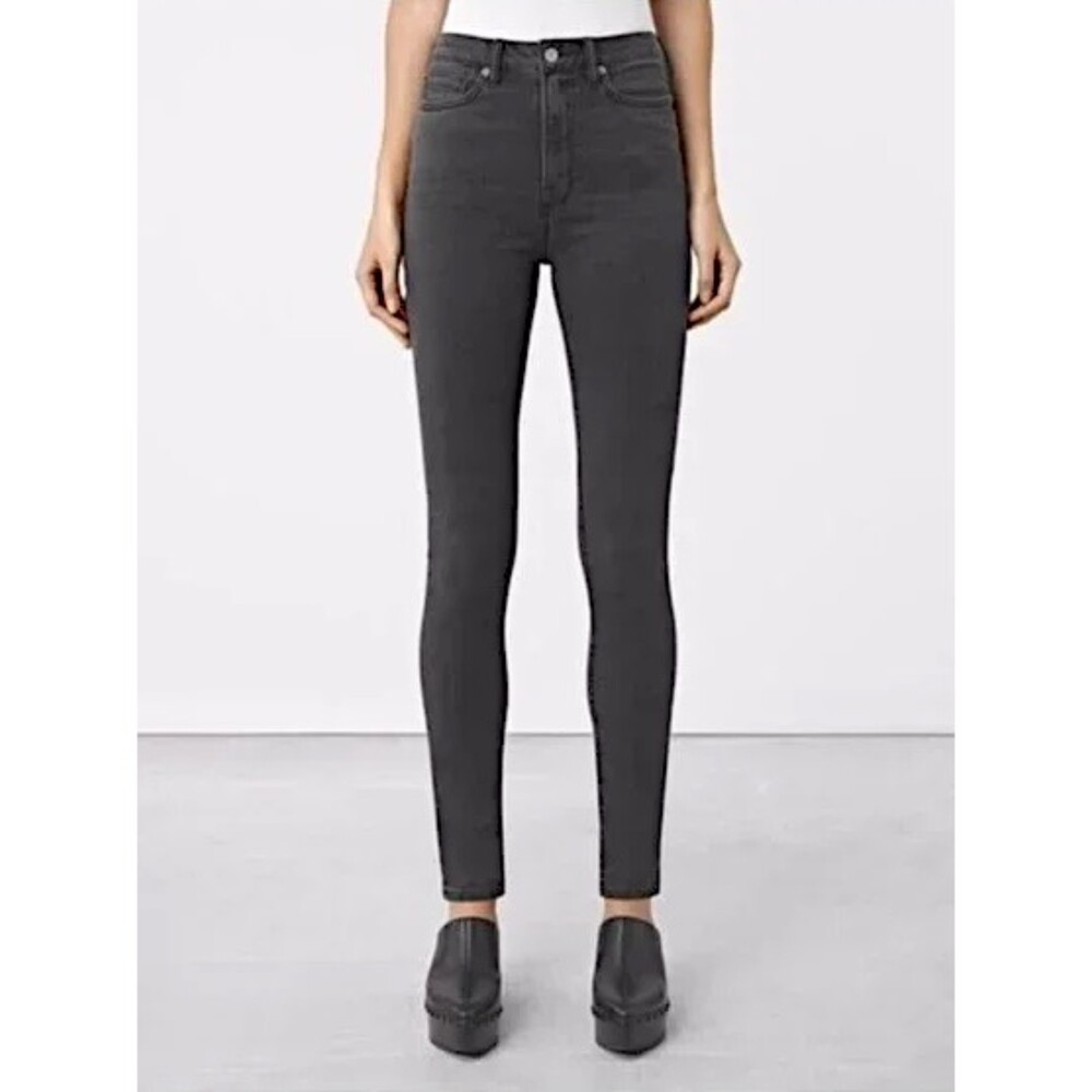 All Saints Eve Lux Skinny Jeans Gray